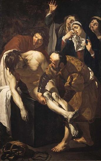 Dirck van Baburen Descent from the cross or lamentation oil painting picture